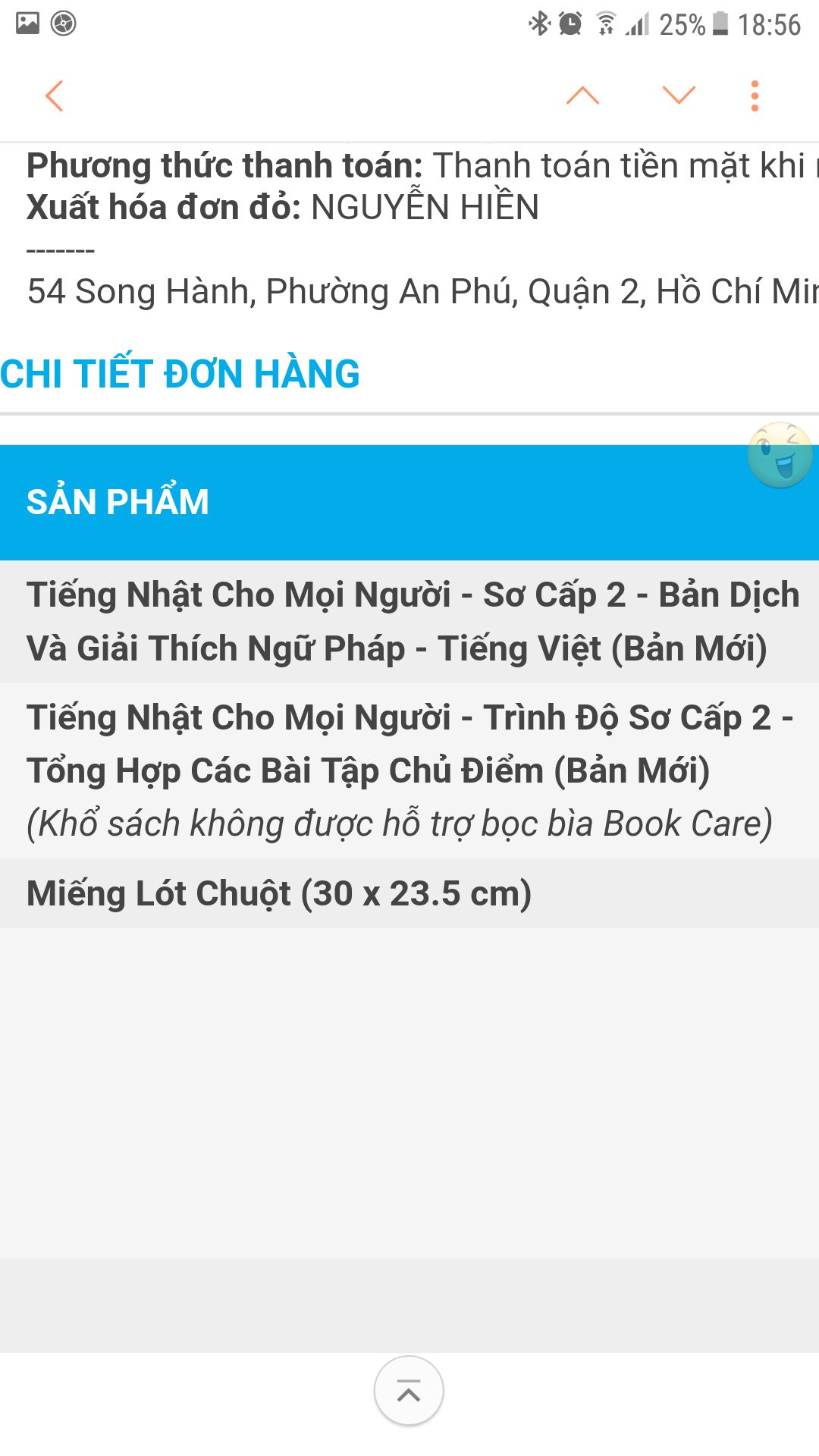 mấy lần trước mua sách tiki chất lượng khá rất tốt mình có đánh giá cao và giới thiệu đồng nghiệp đặt ở tiki, sao lần này tiki lại giao mình đơn hàng gồm 2 cuốn sách chất lượng giấy xấu bị nhăn gấp bìa bẩn nhìn như sách cũ xài rồi vậy...mình rất muốn trả hàng lại nhưng trên app không thấy mục trả hàng mong tiki xem lại khâu kiểm hàng trước khi chuyển mấy lần trước mua sách tiki chất lượng khá rất tốt mình có đánh giá cao và giới thiệu đồng nghiệp đặt ở tiki, sao lần này tiki lại giao mình đơn hàng gồm 2 cuốn sách chất lượng giấy xấu bị nhăn gấp bìa bẩn nhìn như sách cũ xài rồi vậy...mình rất muốn trả hàng lại nhưng trên app không thấy mục trả hàng mong tiki xem lại khâu kiểm hàng trước khi chuyển