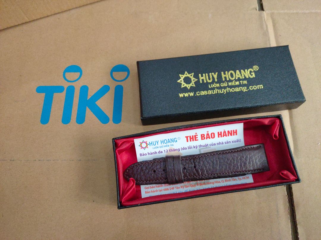 Dây đồng hồ đẹp, giao đúng size. da bò thật... Rất tốt