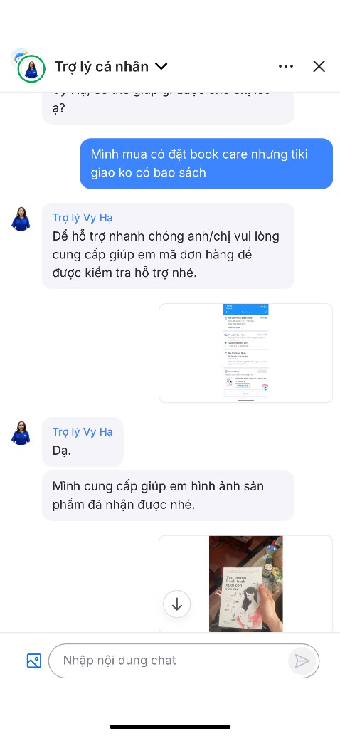 Mua bookcare để đc bao sách cẩn thận
Tiki giao lần 1 ko bookcare, khiếu nại thì bảo để trừ lại 1 bookcare, mình ko đồng ý bảo gửi lại mình quyển có care, họ thu sách lại, gửi gấp 1 quyển y hệt vậy ko có bookcare
nó có nghĩa là bạn mua gói bookcare đi nhưng chúng tôi ko bao đó, mất tiền là tại kh *** 
Khách hàng là trò cười của tiki