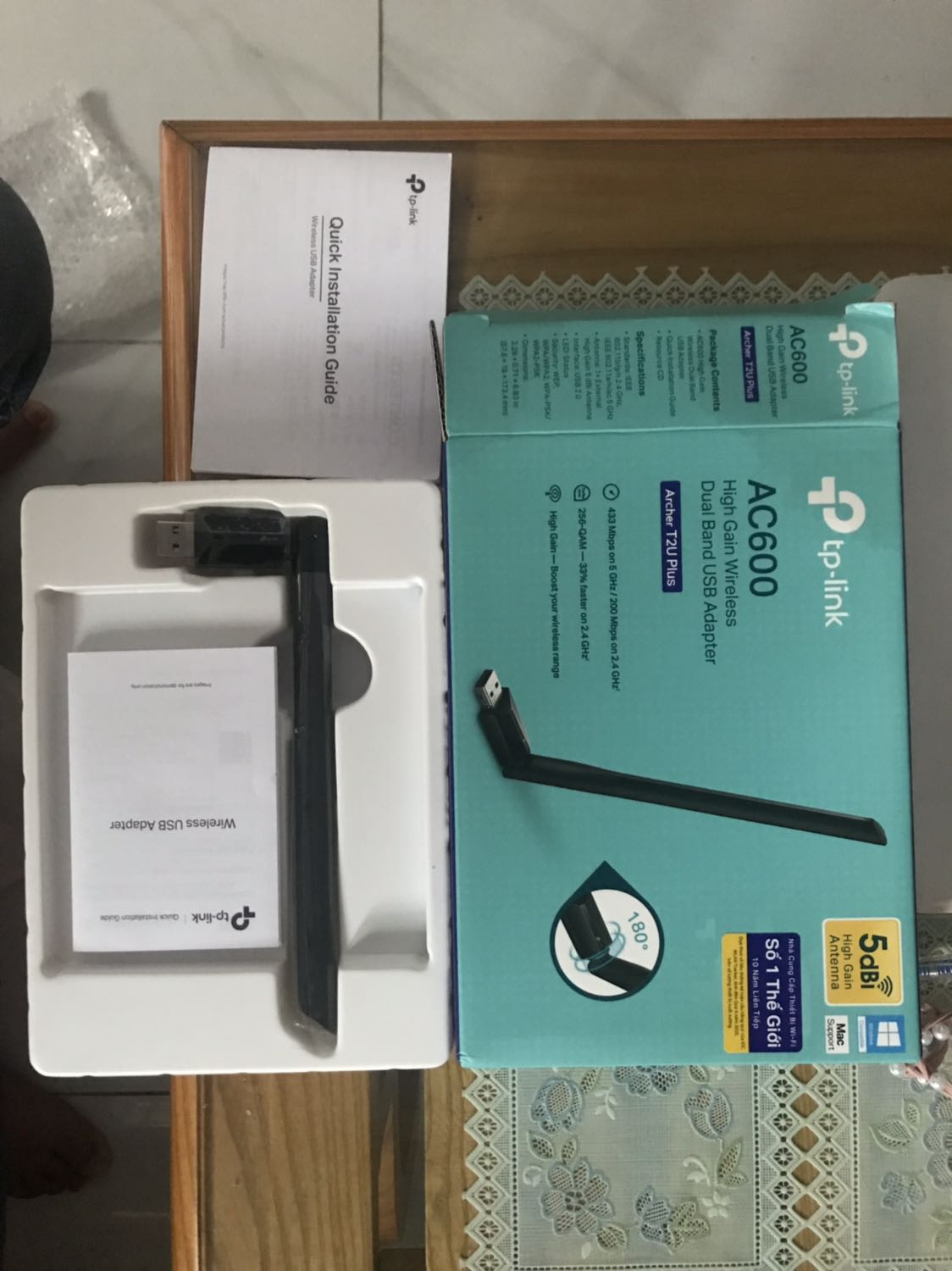 Order qua tiki, do dịch nên giao chậm nhưng vẫn sớm 3 so với kế hoạch. Hàng đóng gói khá cẩn thận, có giấy hướng dẫn và dĩa CD cài đặt. Ngoại hình như quảng cáo. Để sử dụng rồi đánh giá thêm về chất lượng