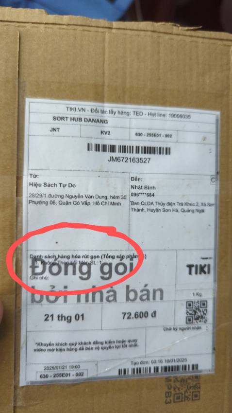 Sao Tôi đặt cuốn "Không theo loiis mòn" mà lại giao cuốn "không đến một " vậy shop?