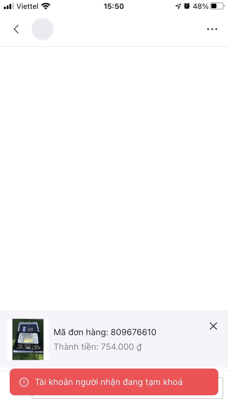 Trải nghiệm cực kì khó chịu. Mua đèn công suất 200w thì nhận được đèn 100w kèm theo đó là tấm pin bị bể. Shop không liên lạc được. Đề nghị tiki xử lí