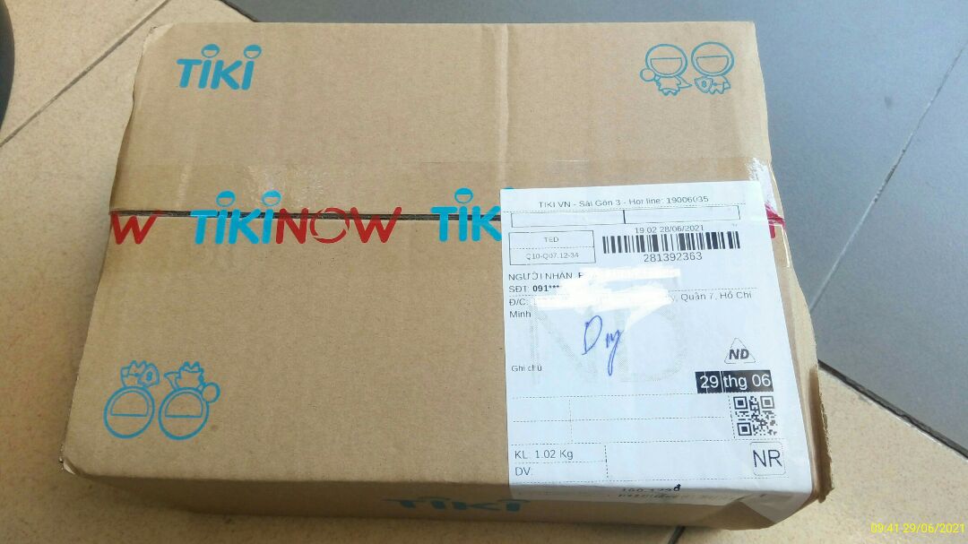 Thời gian giao hàng rất nhanh. Đóng gói sản phẩm rất đẹp và chắc chắn. Chất lượng sản phẩm tuyệt vời. Rất đáng tiền
Hình ảnh mang tính chất minh họa