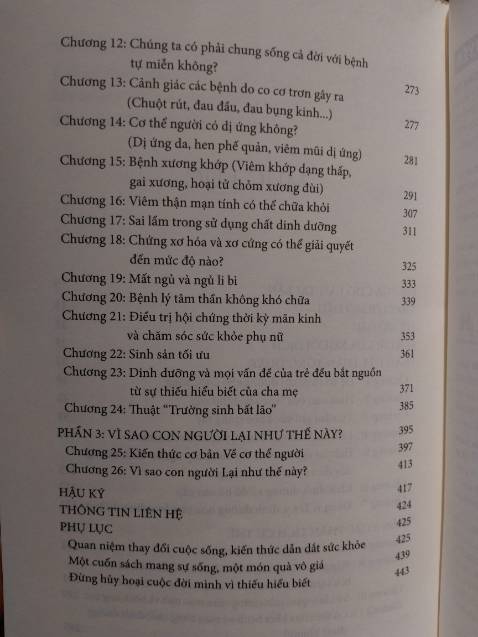 Nội dung sách rất hay và hữu ích dành cho những ai đang đi tìm kiếm sức khỏe tối ưu cho cơ thể và đặc biệt dành cho những người đang phải chịu đựng bệnh tật muốn tìm kiếm phương pháp cải thiện sức khỏe mà không phải dùng đến thuốc tây! Cuốn sách rất đáng có trong tủ sách của bạn!