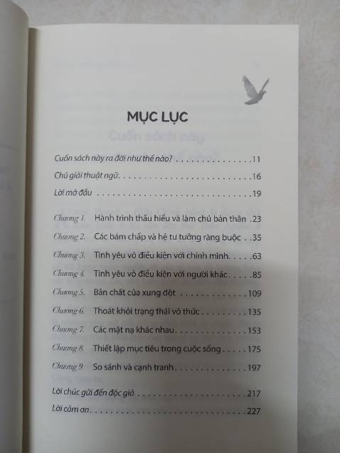 Quyển sách nhỏ, gọn, thuận tiện để mang theo mọi lúc. Nội dung sách hướng dẫn ta cách thực hành thấu hiểu bản thân
