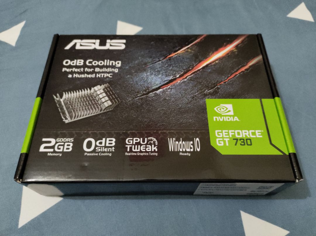 Card mới, shop có mở hộp để dán tem bảo hành, có thanh chắn cho case mini, card chạy ổn định và k quá nóng