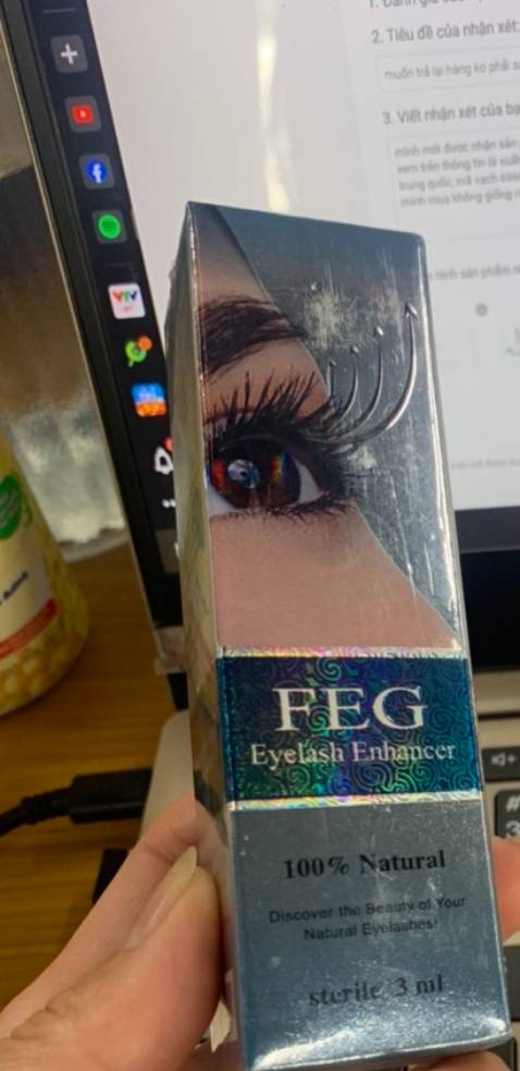 mình mới được nhận sản phẩm dưỡng mi dài dày khỏe FEG Eyelash Enhancer nhưng mình xem trên thông tin là xuất xứ từ mỹ thương hiệu của Mỹ, nhưng mã vạch trên vỏ hộp là của trung quốc, mã vạch 696***. đề nghị shop cho mình đổi trả hàng lại vì sản phẩm mình mua không giống như quảng cáo,   cảm thấy thất vọng