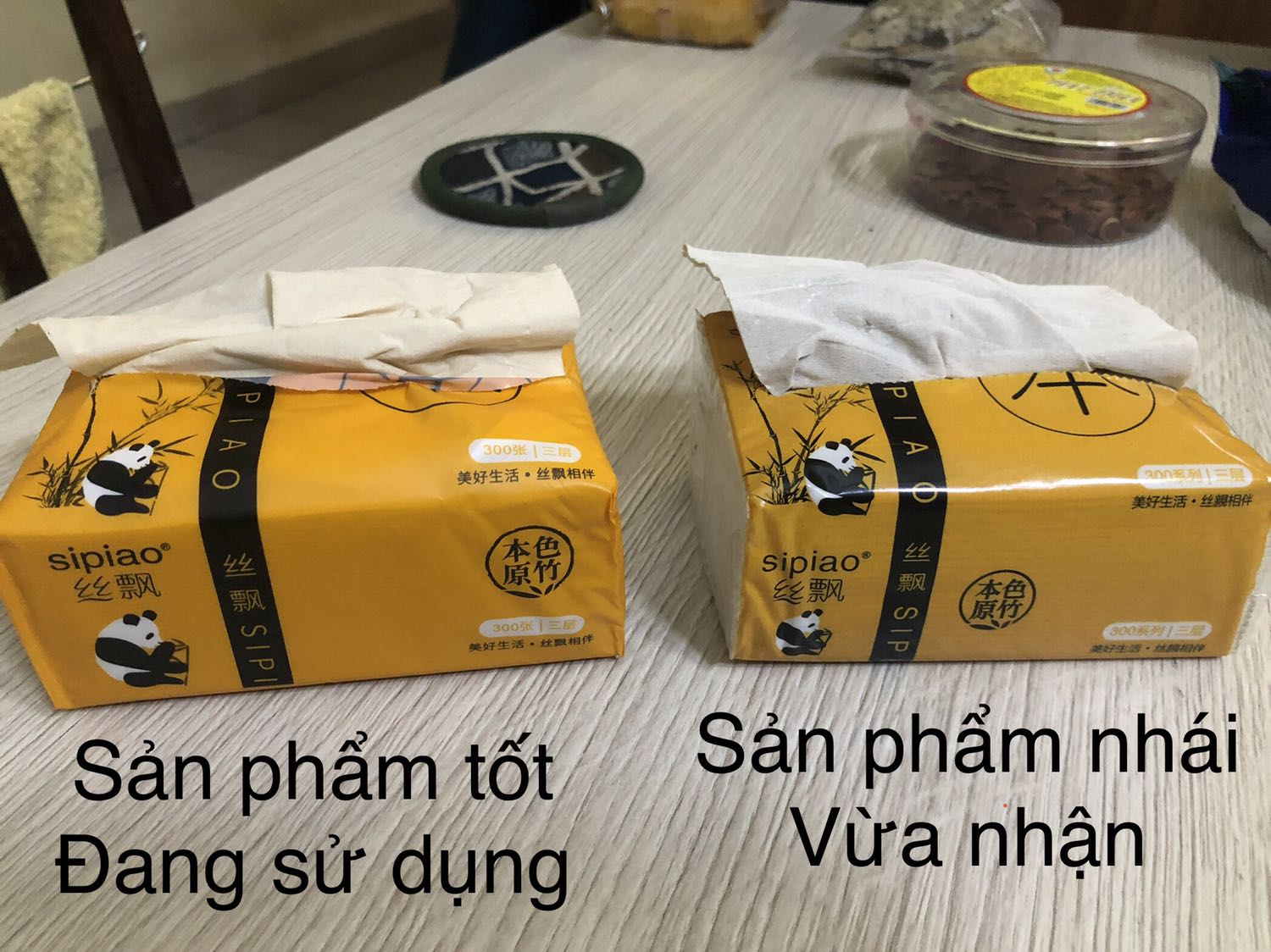 *** đảo, cố tình ghi loại sản phẩm thùng/27 gói (loại thùng 27 gói là thùng màu tím, tôi đã từng sd loại này. Sau này không mua được nữa mới chuyển qua sd loại thùng 30 gói màu đỏ nhưng cũng khá tốt)
Đã giao hàng nhái còn giao thiếu