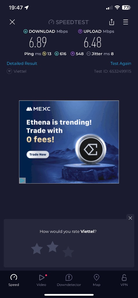 mạng bên mình bình thương hơn 200Mb, nhưng khi qua cục kích sóng chỉ còn 8Mb dù để 2 cục sát nhau mạng bên mình bình thương hơn 200Mb, nhưng khi qua cục kích sóng chỉ còn 8Mb dù để 2 cục sát nhau