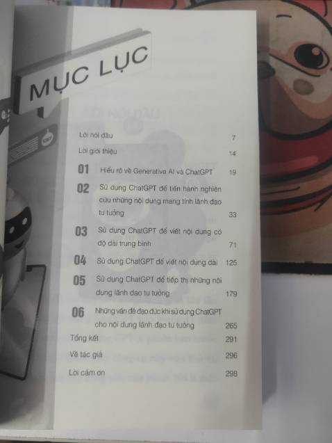 Sách hữu ích
Nếu đang tìm công cụ để tạo ra nội dung mới, hấp dẫn. Tạo ý tưởng, post ***, email quảng cáo, dàn bài podcast... Giúp tiết kiệm thời gian, nâng hiệu suất.
Có case study, gợi ý và phân tích câu lệnh
Sách nước ngoài nên xem xét ứng dụng ở Việt Nam nữa là ok