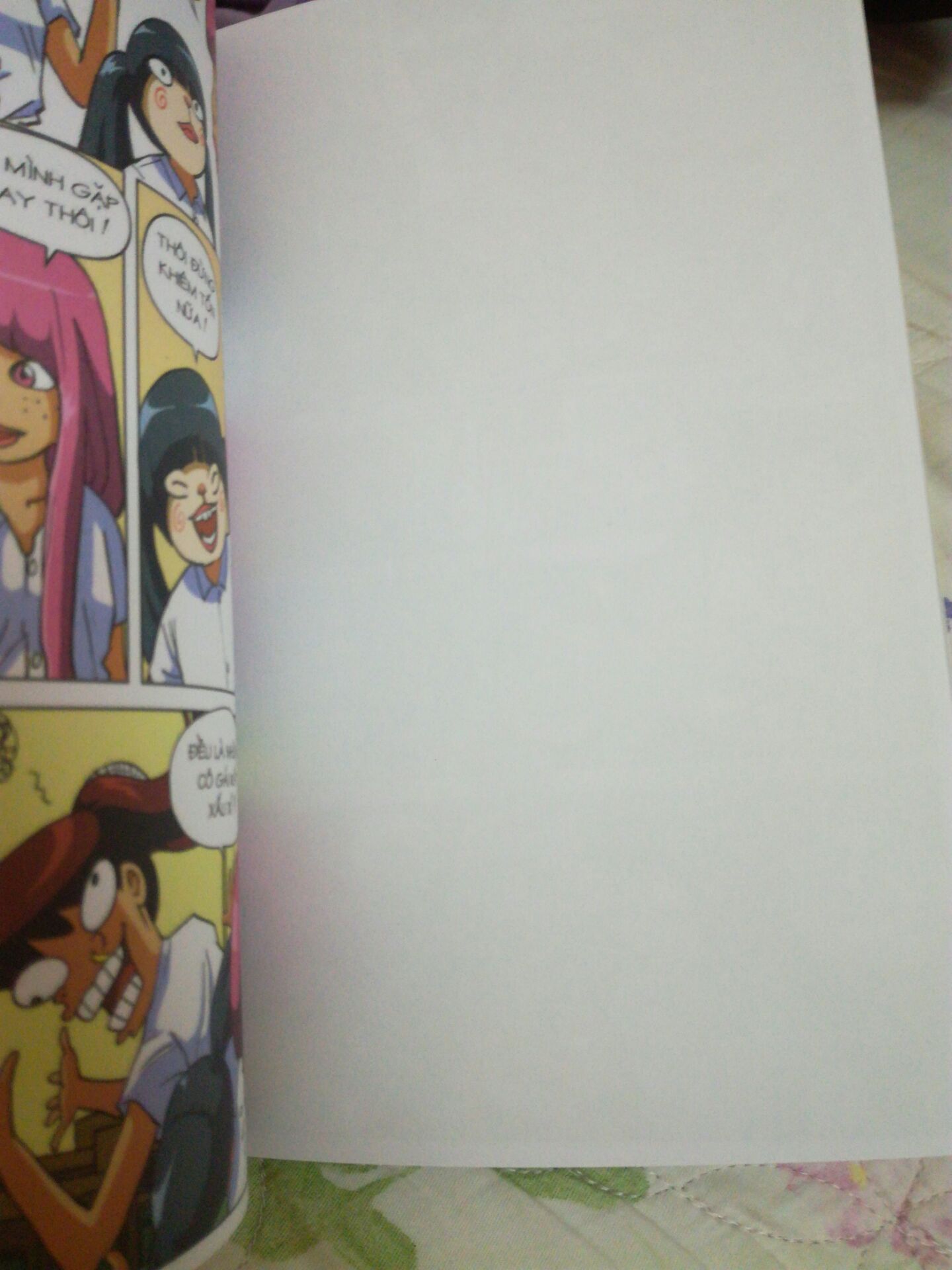 truyện bị mất trang , làm mik đọc ko hiểu gì cả  , mua hàng trên tiki nhìu r mà giờ bị thế này :((