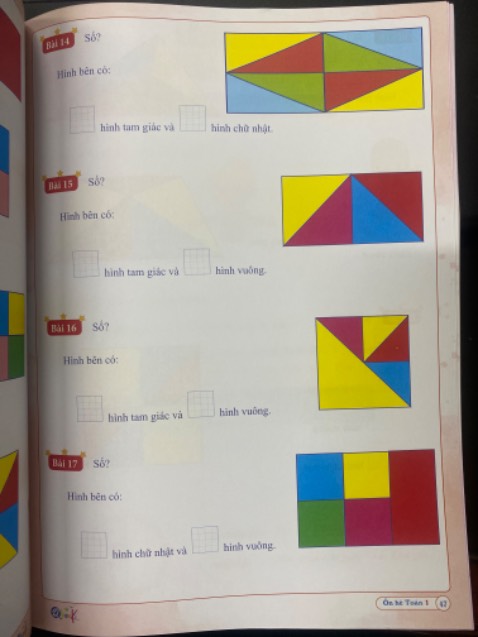 Trình bày đẹp, nội dung ôn tập đa dạng nhiều chủ đề để các con k bị nhàm chán