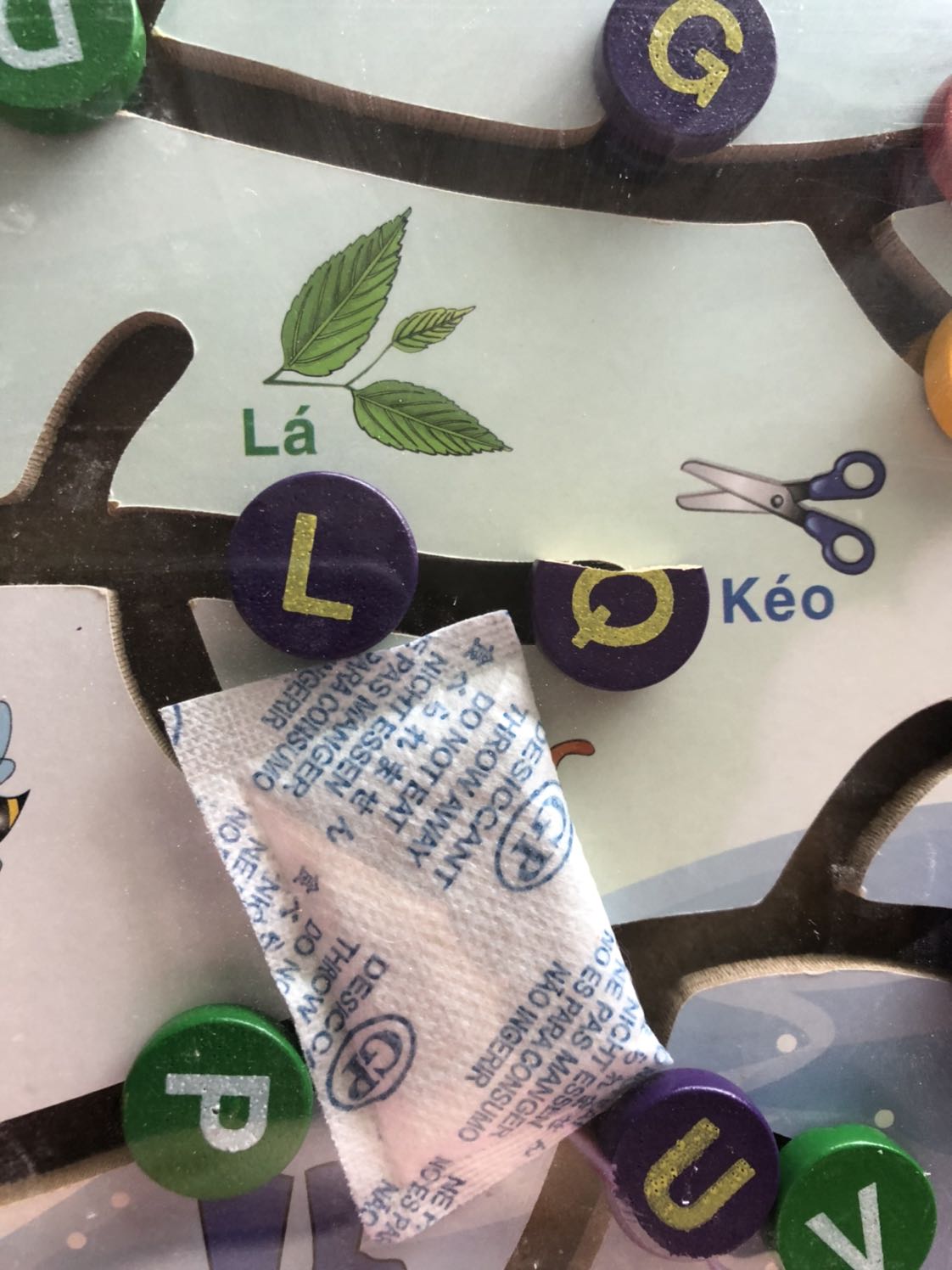 Đồ bị lỗi, một số chữ bị gãy