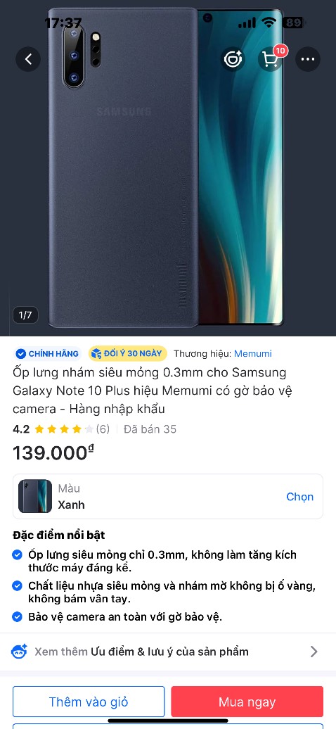 Giao hàng ko đúng màu đặt, chất lượng kém, chát shop ko thèm trả lời