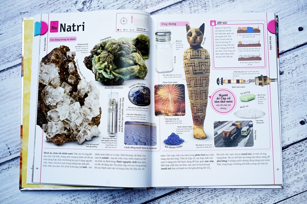 Sách in đẹp, lần đầu nhìn thấy hình ảnh minh hoạ các nguyên tố hoá học mà ngày xưa mình học chay nên thích ngay. Cuốn sách tham khảo nên có với những thông tin về nguồn gốc & ứng dụng các chất dễ hiểu, trực quan. Dịch vụ giao hàng & giá bán Tiki tốt.