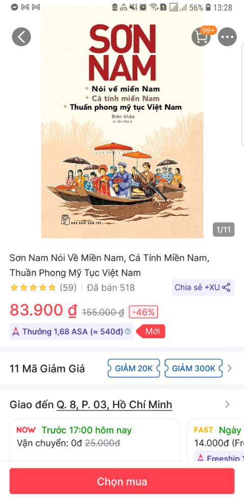 Quyển sách giá bìa có 105k thôi, mà shop đẩy giá lên 155k, sau đó đăng sale 46%...Hành động quá ***, quá thất vọng với kiểu buôn bán của shop!
Lần đầu đánh giá 1 sao 1 sản phẩm trên Tiki, sau mấy năm trời mua sách trên này!