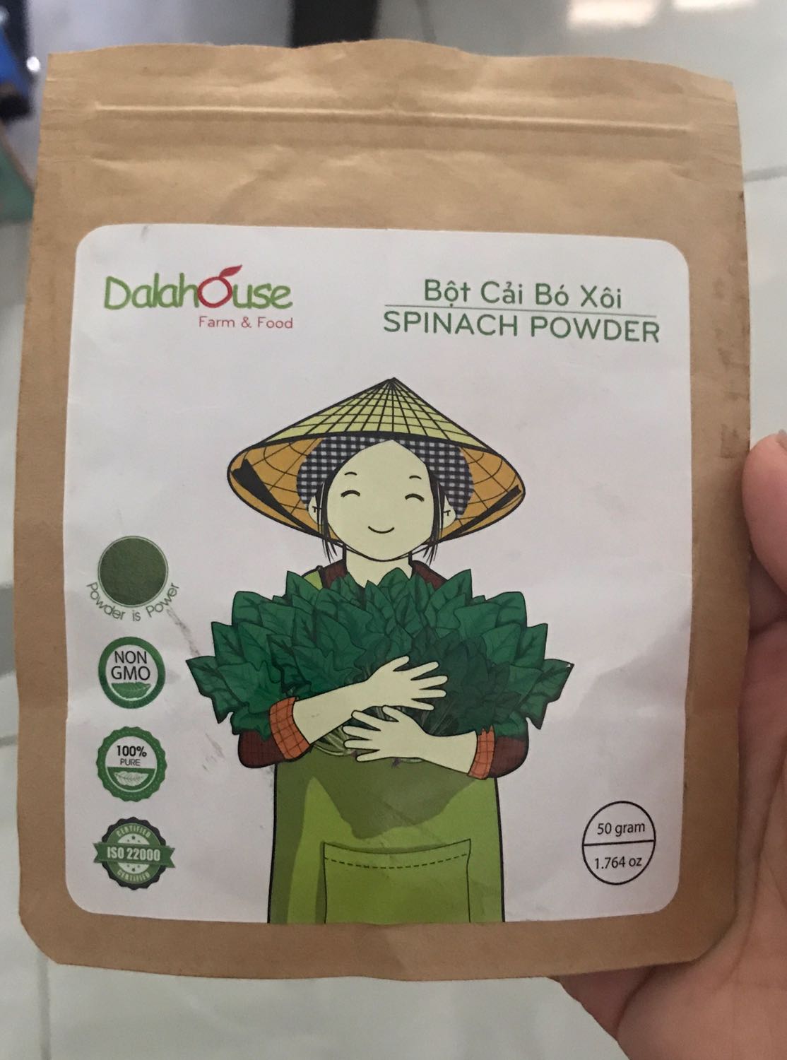 Bột dễ uống nhưng cặn còn nhiều sạn cát, chưa thật sự là một sản phẩm hữu cơ sạch đúng nghĩa