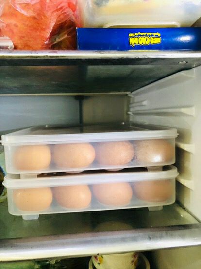 Hàng giống hình, chất lượng ok, giao hàng nhanh chóng, tư vấn nhiệt tình, nói chung là khá hài lòng đánhh giá 5 sao cho shop. hợp tủ lạnh to, tủ nhỏ thì để hết nhiều diện tích lắm, quả trứng to để cũng khó