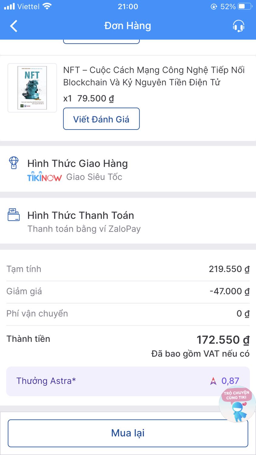 Nft, bước tiến tiếp theo trong thời đại của blockchain và bitcoin trên toàn thế giới.
Sách mới xuất bản về một trong những đề tài nóng nhất trong thời gian gần đây mà tính ứng dụng của nó dần đi sâu vào đời sống.