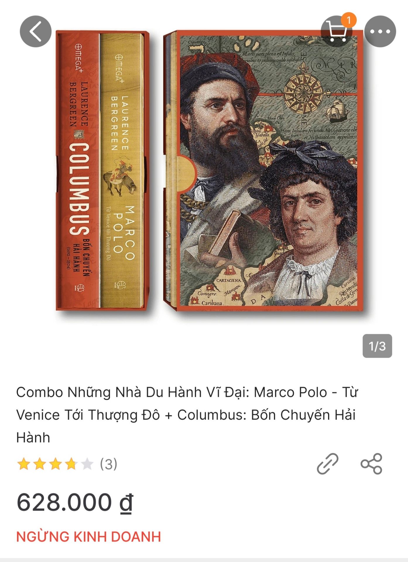 Tôi nghĩ là những ng ván hàng như thế này Tiki nên xóa tài khoản, khóa toàn bộ các giao dịch và thậm chí ko thanh toán tiền giao dịch qua tiki.
Hình ảnh thì dùng của boxset của Omega+ (có box và cả 2 bản bìa cứng) nhưng khi nhận lại là một bản cứng một bản thường.
Thậm chí dưới đánh giá đầu còn có ng còn nhận đc boxset, ko tránh đc những nghi ngờ giả cả feedback.
Sự *** trong kinh doanh ko nên đc tồn tại nếu Tiki muốn xây dựng một kênh bán hàng trong sạch dù chỉ là nhỏ nhất.
