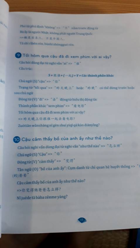 Khi b đọc nhận xét của mình, cá nhân nếu như vẫn đang trong trình trạng không nói được tiếng trung thì nên mua cuốn này nhé, bản thân mua sách phải nói như bị cuồng hầu như sách tiếng trung nào cũng mua xem hay đọc thử qua nhưng mãi vẫn không nói tự ráp đc câu tử tế ,dù đã có vốn từ tương đối cho đến khi mua cuốn này tác giả phân tích câu chi tiết thông não hiểu cách dùng hơn hẳn.