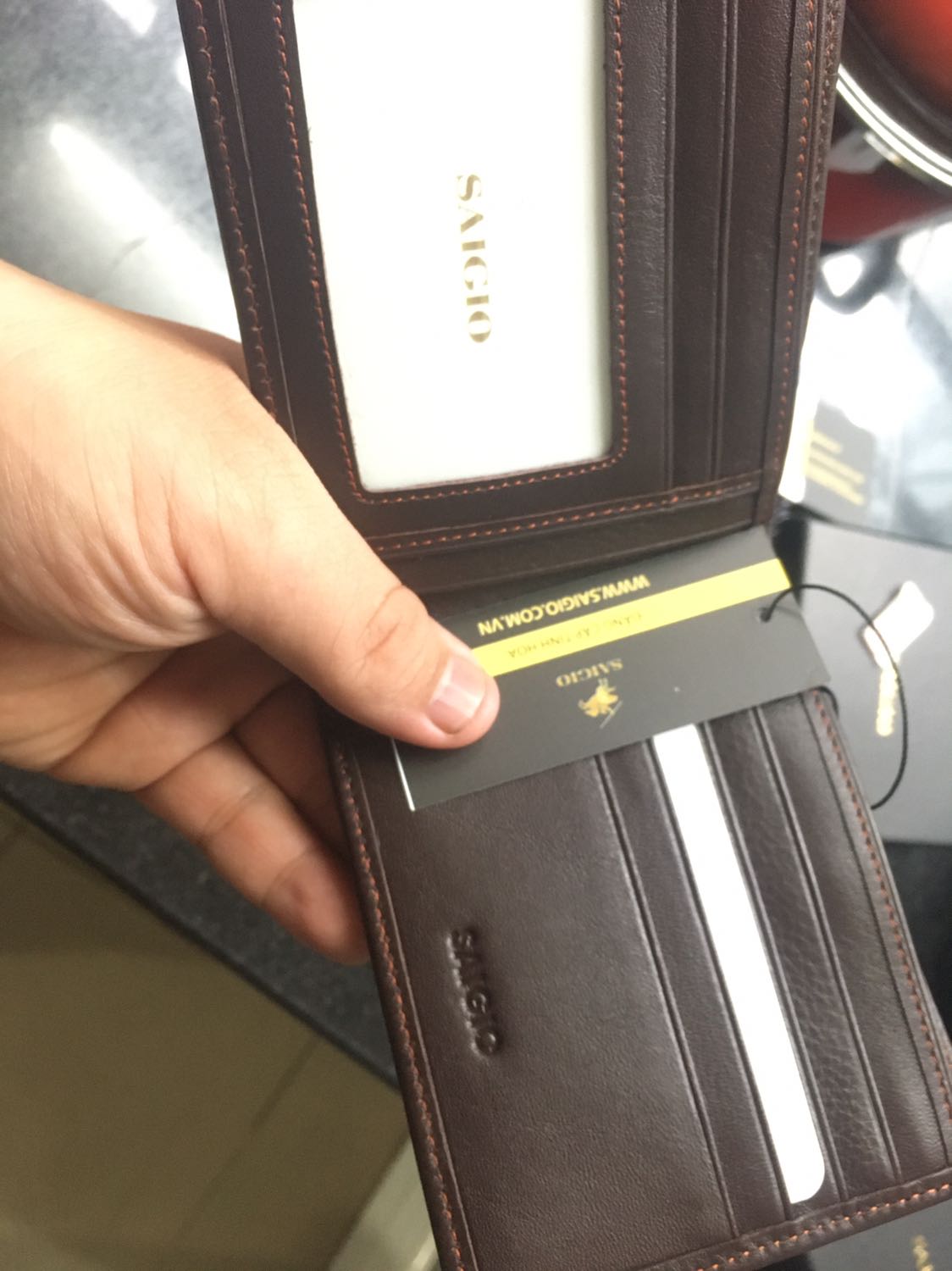 bóp mềm đẹp, shop đóng goi hộp lịch sự