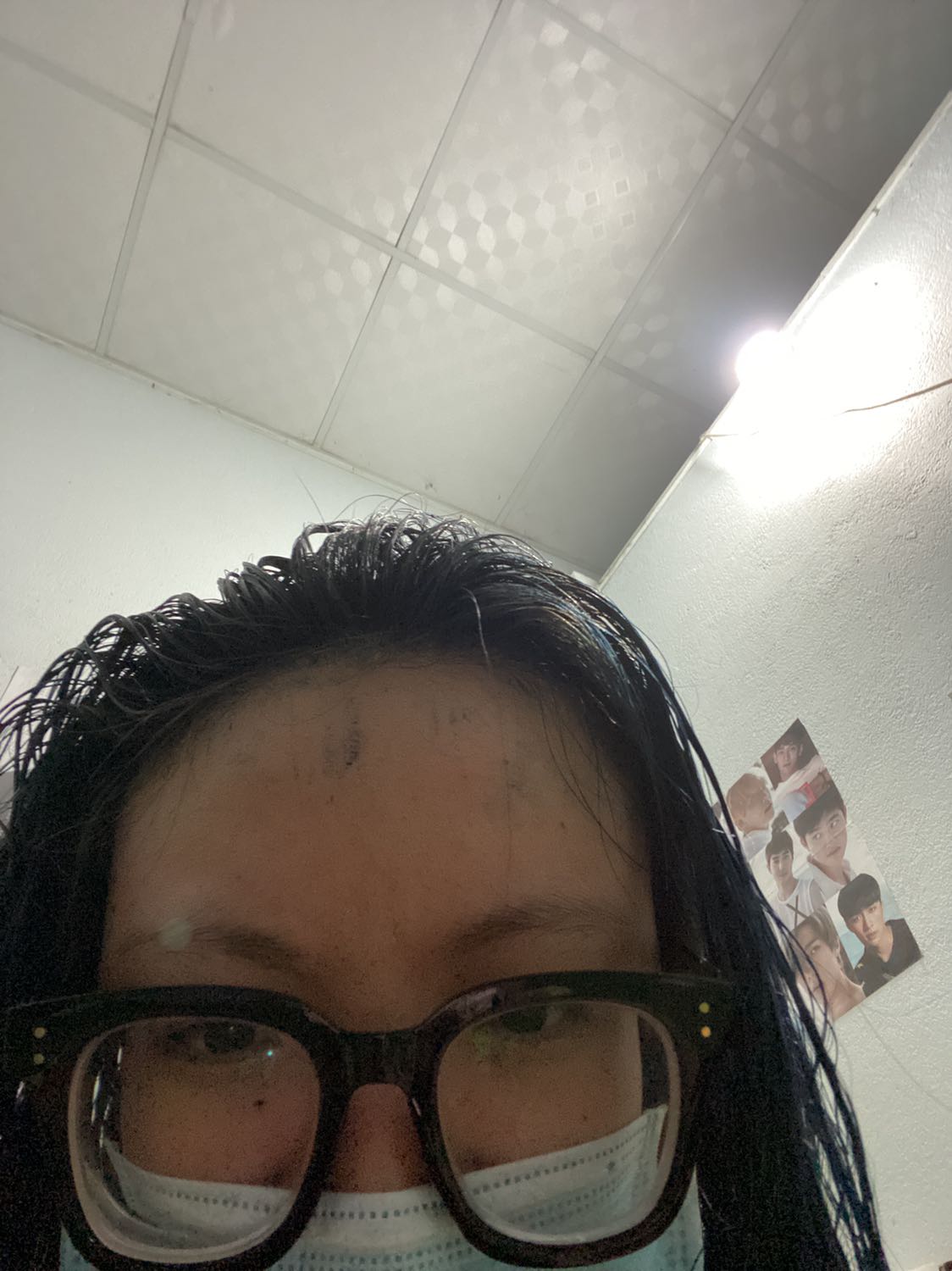 Ultr đen chì, tự nhiên nhuộm ra xanh dị chời 😳 tóc có tẩy và nâng tone