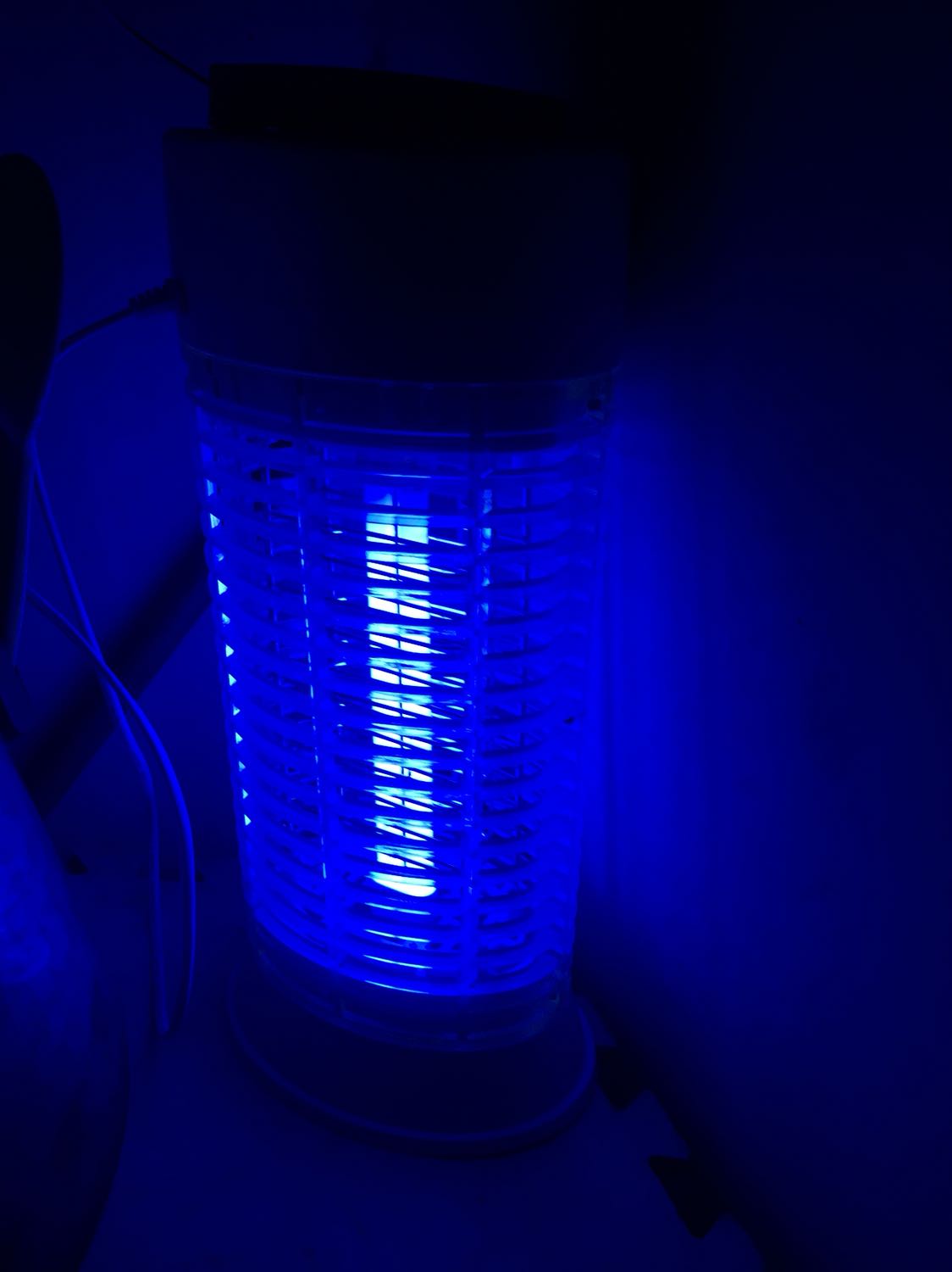 mẫu mã đẹp có nút tắt tiện lợi nhưng hiệu quả bắt muỗi rất kém:
1. đèn ánh sáng xanh tím chứ ko phải UV tím nên khó thu hút muỗi
2. cường độ sáng mạnh và hơi chói ko làm đèn ngủ được
3. mắt lưới thưa và rộng chỉ bắt được mối, muỗi và thiêu thân và nhỏ hơn ko bắt được
4. có cảm giác có tiếng ồn rất nhỏ khi hoạt động