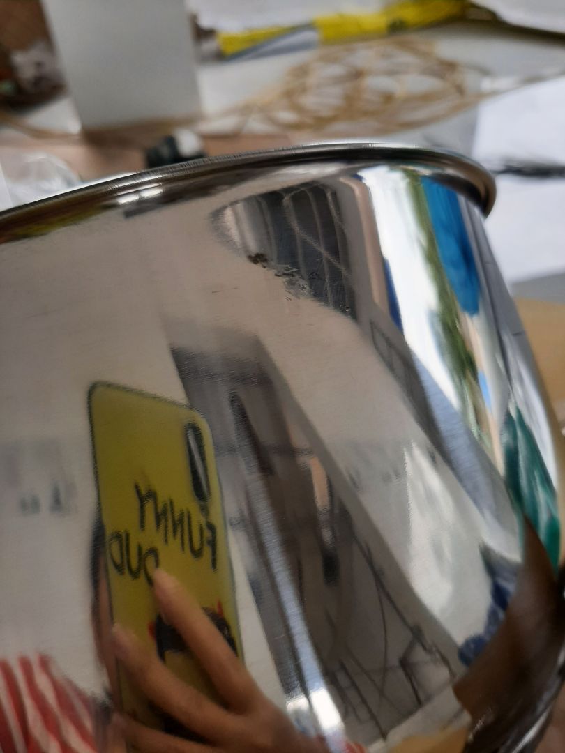 sản phẩm đẹp nhưng nồi có 1 vết xước, mới mua xong hôm sau lại giảm giá, ( hụt hẫng)