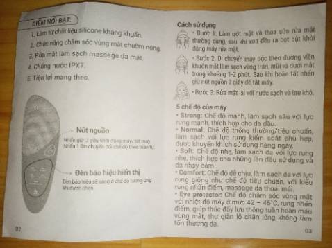 Sản phẩm tốt đánh bay mọi bụi bẩn cặn bã dầu thừa da sáng thấy rõ lên mỗi lần, mình da dầu sài chế độ 1 strong, massage tầm 1phút30s là được