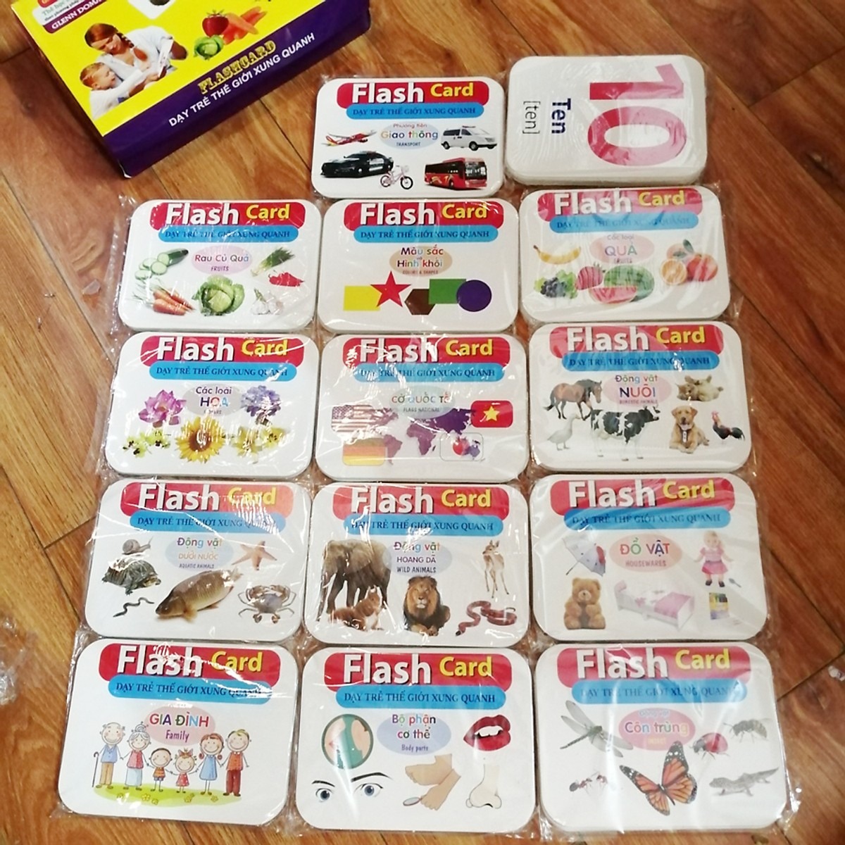 Bé nhà tớ học rất vào ạ, các mẹ có biết không! Bình thường chỉ dán mắt vào quảng cáo tivi với cho điện thoại thì thích lắm. =))
Cơ mà mua cho bộ này bỏ hẳn tivi luôn, điện thoại thì cũng bỏ ngang luôn, mừng ghê ấy
mà cháu cũng được 1 lúc, thôi thì cũng ổn hơn rồi ạ
mà lại còn được học nữa chứ
Thẻ học dùng 2 ngôn ngữ: Tiếng Việt và Tiếng Anh.
Bé có thể vừa chơi vừa học, cho bé sự thoải mái khi học.
Chất liệu giấy cứng bóng in một mặt 4 màu
Rèn luyện và phát triển khả năng tư duy và khả năng tự học cho bé
Tăng cường khả năng khám phá và ghi nhớ cho bé
Giúp bé sớm làm quen nhận biết được thế giới xung quanh
Giúp bé tự học và khả năng ghi nhớ tiếng anh qua các hình ảnh