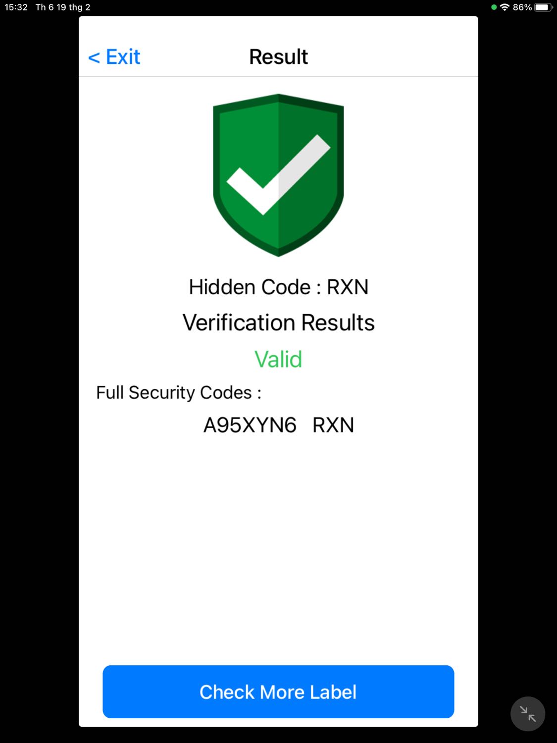 Sản phẩm giao hàng nhanh, hàng chính hãng đã tải áp và xác thực.
Chất lượng Ok