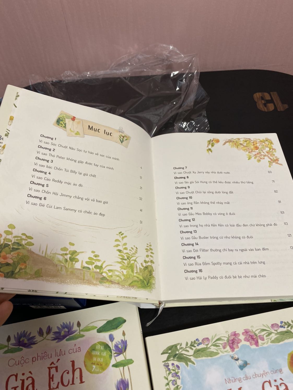 Bộ sách được đóng gói rất đẹp, hộp cứng dễ cất giữ. Mỗi quyển sách đều là bìa cứng, các trang sách in rất đẹp, font chữ rất đẹp. Nội dung hay.
Rất đáng tiền nha