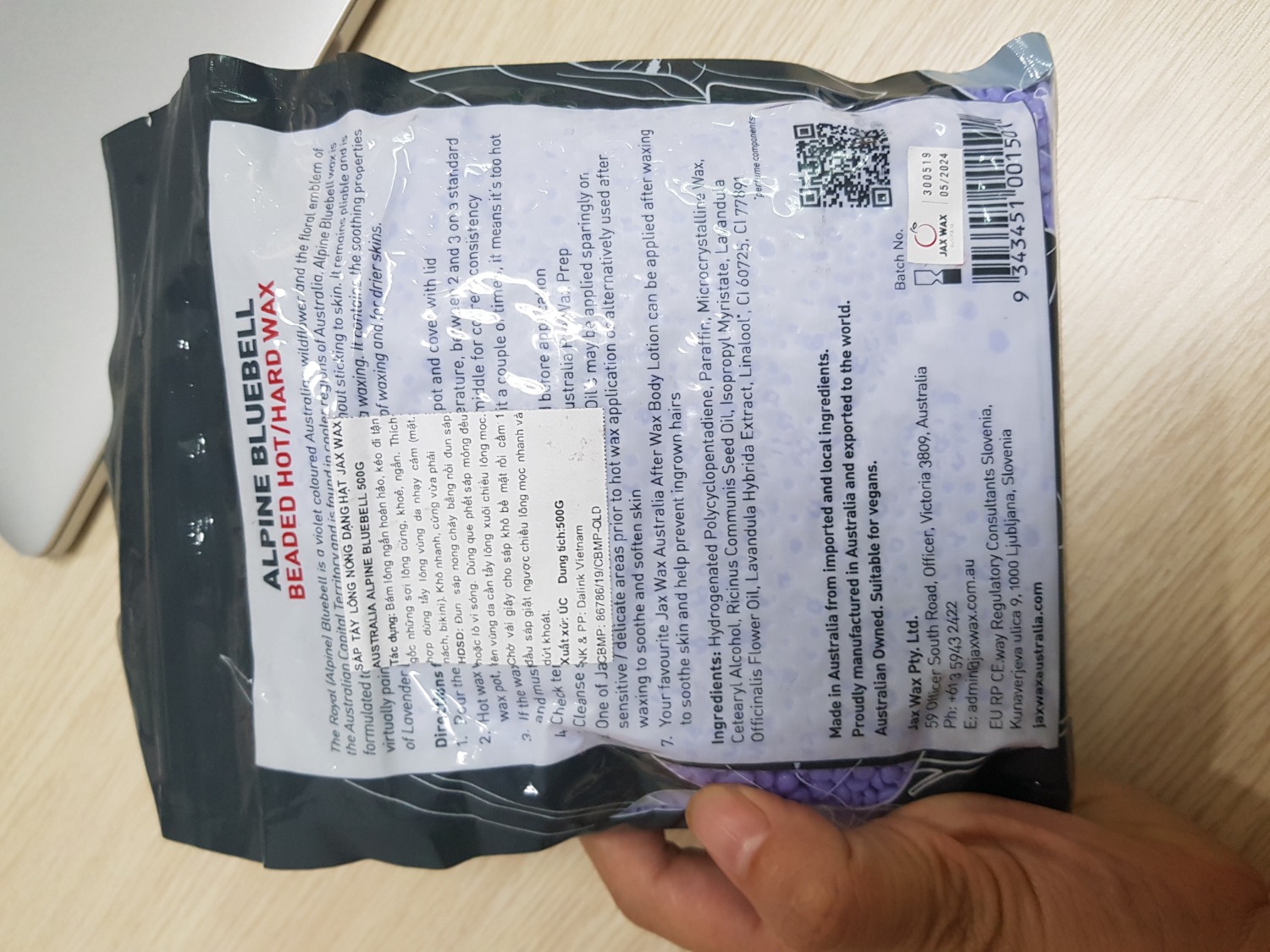 Bám lông tốt, dịu da hơn mấy loại trước mình xài. Xài xong da cũng không bị dính sáp, ít đỏ rát.