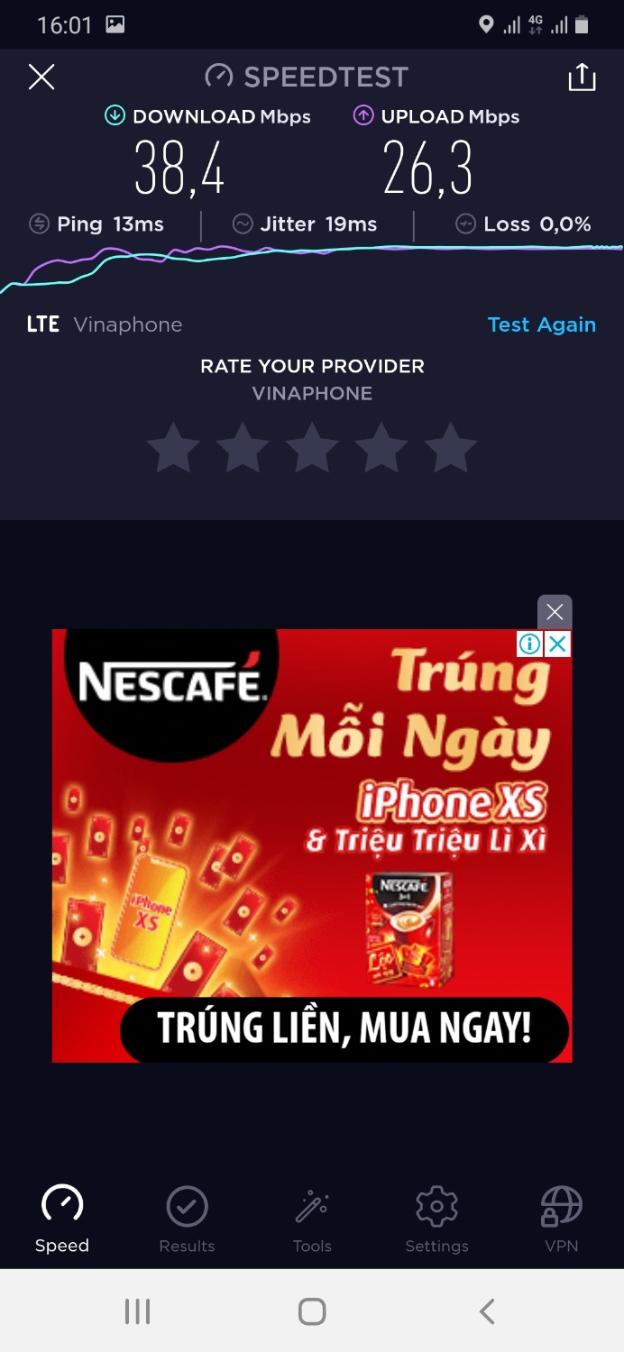 Mình mới nhận được SIM VINA 4G VD89 hôm nay ( 25.12.2019). và có 1 vài nhận xét sau:

- Giao hàng nhanh ( Đặt ngày 24.12. giao ngày 25.12)
- Sim chưa kích hoạt. đủ 12 tháng luôn. Khi nhận SIM , Shop có hướng dẫn kích hoạt rất dễ hiểu
- Sau khi kích hoạt Sim, Tốc độ *** Download: 38 Mb . Updoad: 26Mb
- Giá cả: 432.000 - đang giảm giá nên mua thử và xài OK
- Đóng gói cẩn thận - Anh Giao Hàng TIKI vui tính
- Có nhu cầu sẽ ủng hộ DâuMart