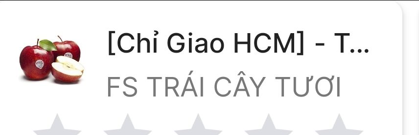 da huy don ma vẫn cố tình giao. trái cây không ngon. phải bấm sao mới comment được chứ mình chỉ muốn cho 0