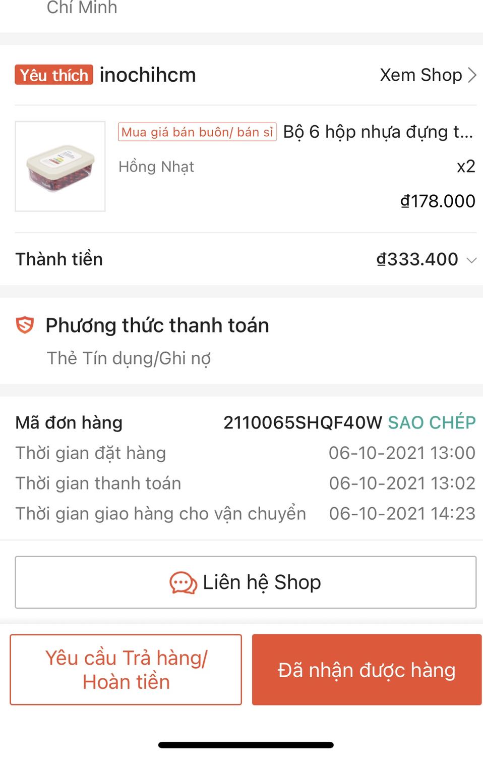 Mắc hơn bên sop pe rất nhiều, mà mới đầu mình tìm k ra nên mua đại bên này, bên sop pe cả ship với app mã giảm giá có 167, bên này 226 cả ship mún xỉu giao hàng lại lâu. Mình đưa cả hình ảnh chứng minh mình mua bên sop pe sau 2 bộ mà giao trc giá rẻ hơn, 333k cho 2 bộ, mua lẻ 1 bộ cũng chỉ 180 thôi. Tiki đặt màu hồng giao màu xanh là bực mình rồi, xin lỗi k có lần sau quay lại
