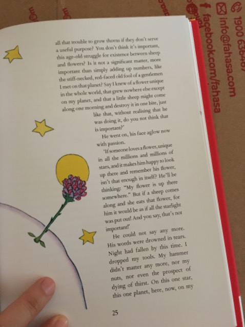 Sách bìa cứng rất đẹp, đóng gói cẩn thận. Chữ và hình in rõ nét.