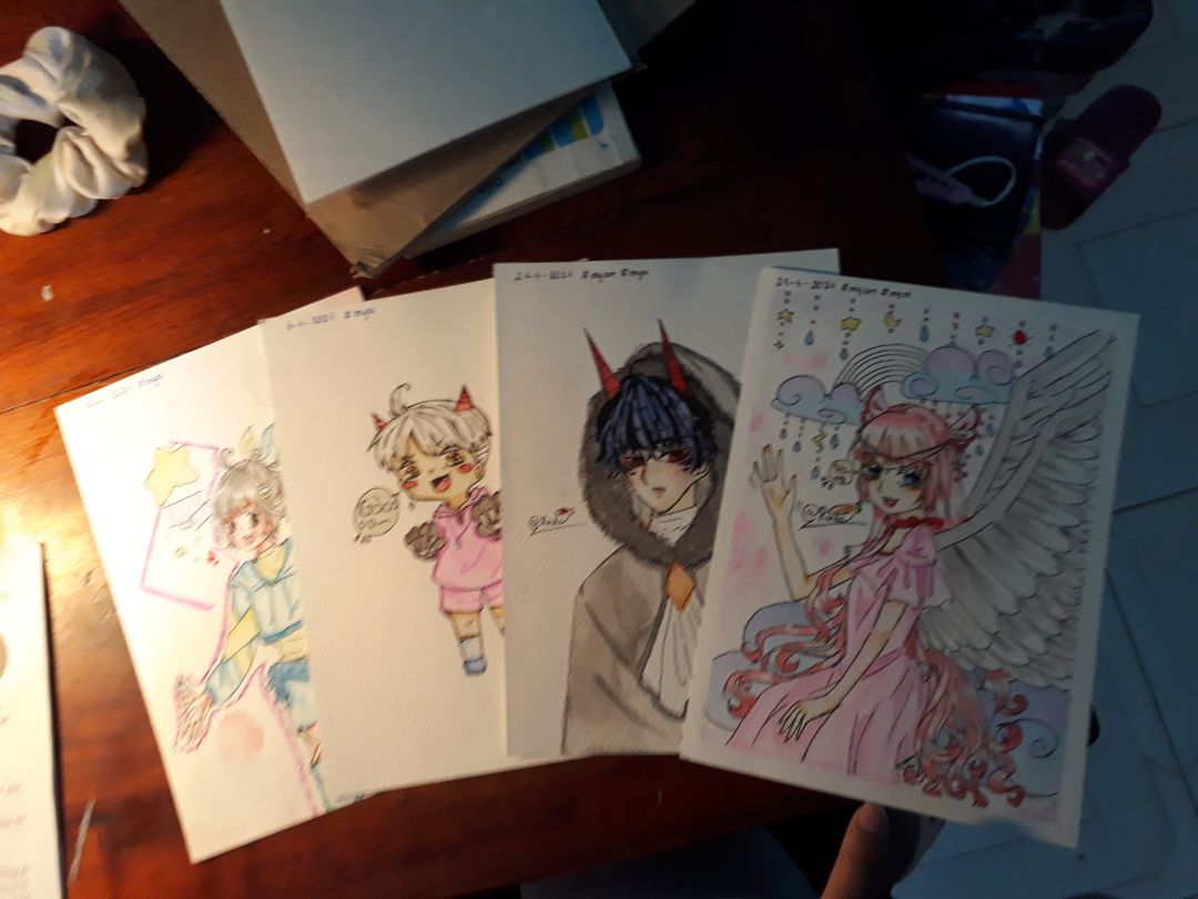 giấy lên màu đẹp