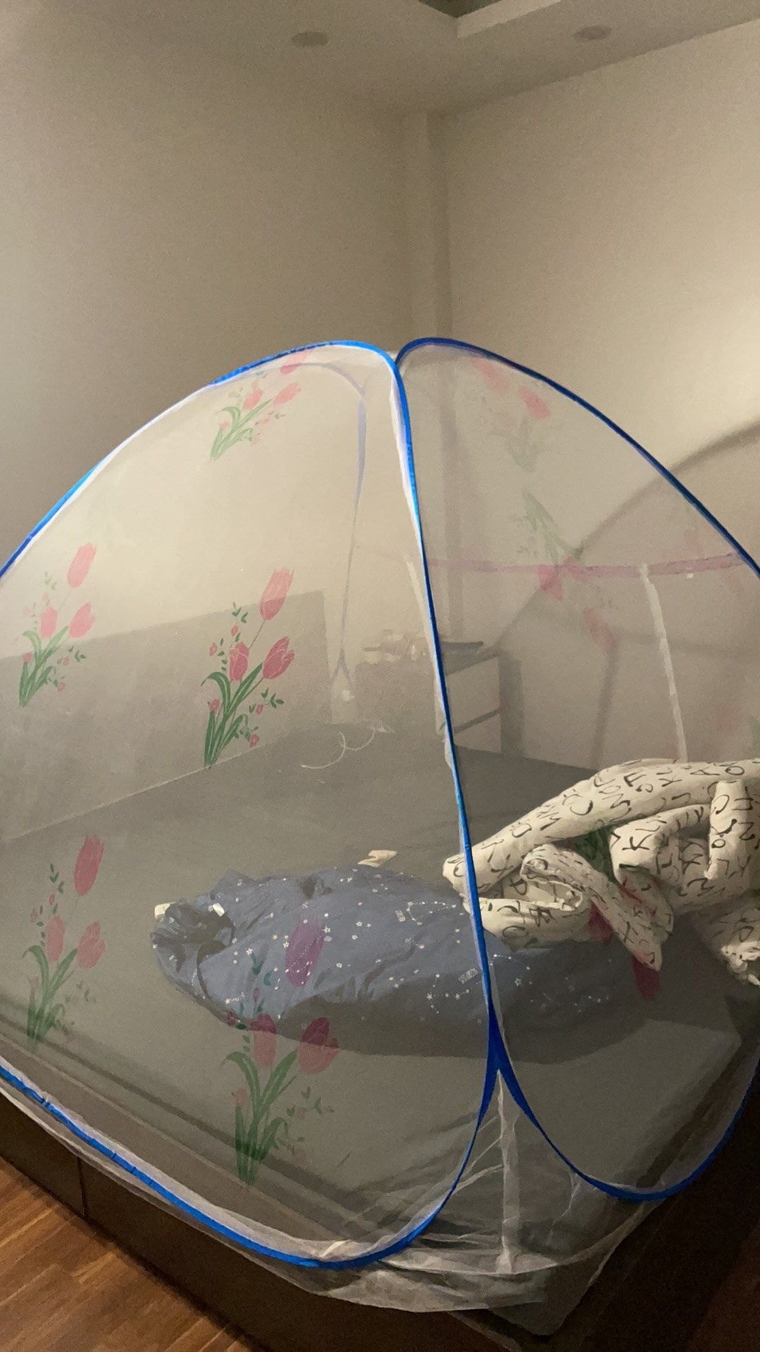 màn chụp đẹp, dễ bung k cần phải gấp màn rắc rối, bung ra chỉnh tí là xong. shop đonga hàng cẩn thận, thanks shop