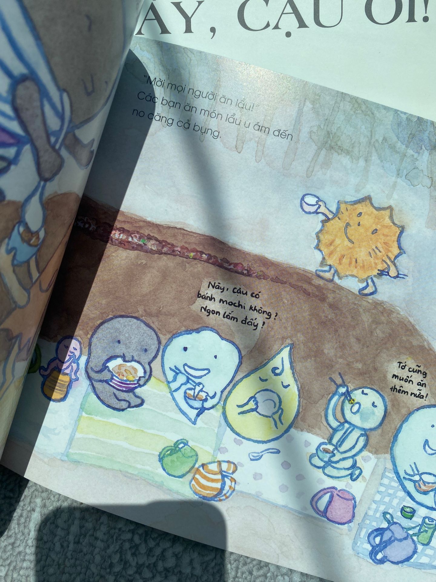 ngạc nhiên vì con mình không thấy sợ cuốn này mà còn hỏi lại bố mẹ kĩ hơn về các bạn ma