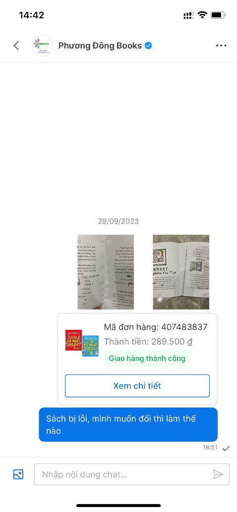 Mua 2 quyển này nữa là 12 cuốn truyện của tác giả David Walliams. Bọn trẻ rất thích vì sự dí dỏm hài hước và cảm xúc tích cực. Đặc biệt 2 cuốn “Những đứa trẻ hư nhất quả đất” còn được in màu, bìa cứng rất đẹp. Nhưng tiếc thay sách đóng bị lỗi, trang 219 đến 222 ko được gắn vào sách. Đã gửi tin nhắn cho nhà sách mà ko thấy phản hồi nên buộc lòng phải đánh giá không tốt cho người bán. Rất bực bội vì sách in đẹp, giấy trắng tinh, màu tươi sáng mà cái tờ rời kia ko biết làm thế nào để gắn vào được.