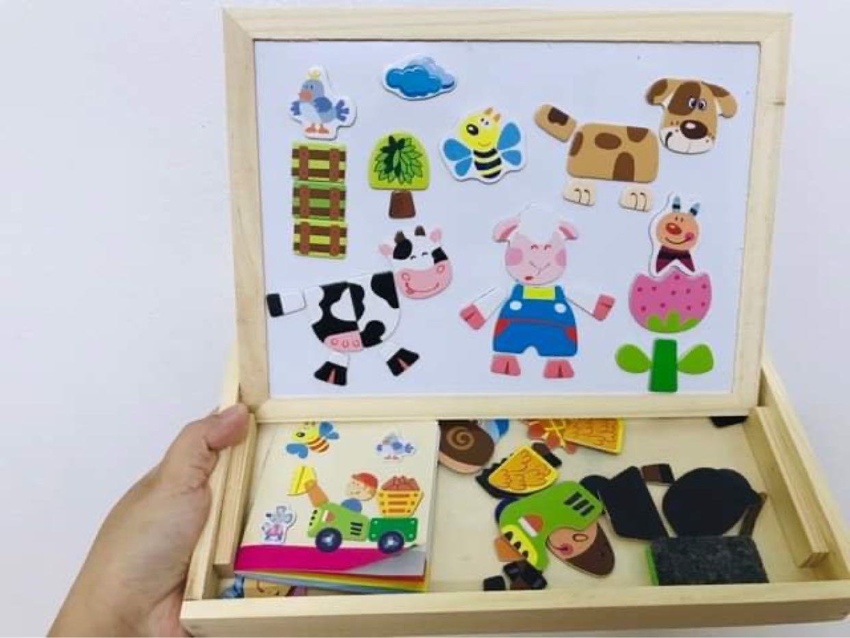 Shop gói hàng cẩn thận,bộ ghép hình nhiều miếng ghép phong phú đa dạng.các con chơi rất hứng thú.sẽ tiếp tục ủng hộ shop