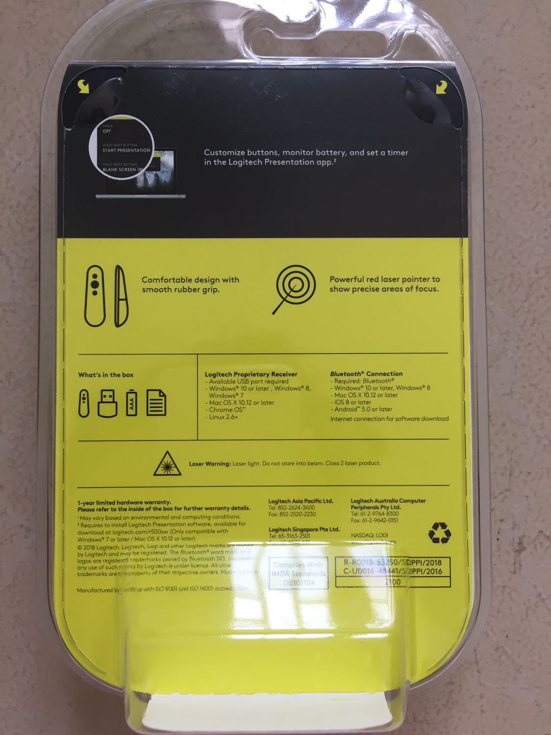 Nhận hàng sớm hơn thời gian dự kiến của Tiki.
Sản phẩm đúng như mô tả, bút dùng tốt, nhạy và cầm chắc tay. Có 1 pin AAA kèm theo.
Hiện tại dùng bút chưa thấy vấn đề gì, hy vọng thời gian tới vẫn dùng bút tốt.