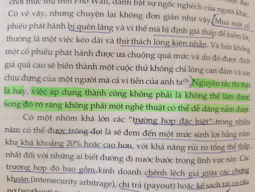 hơi khó đọc, dân mới đầu tư nên tham khảo quyển của peter lynch trước. Quyển này đọc sẽ rất khó hiểu và nhàm chán. Đầu tiên các bạn nên đọc qua phụ lục để biết hướng của tác giả xong rồi đọc kĩ phần giới thiệu để hiểu rõ tác giả muốn truyền đạt những gì trong quyển sách này. Hãy cứ nghiền ngẫm đi, bây giờ đọc chưa thấy nó có nhiều giá trị nhưng mà mấy b đầu tư được 1-2 năm rồi đọc lại sẽ thấy cái hay của nó! Chúc may mắn❤️