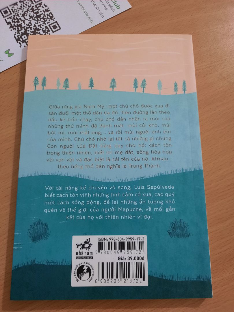 sách còn mới dù không có bookcare. hình minh hoa rất dễ thương. một tác phẩm của tác giả "chuyện con mèo dạy hải âu bay" nên chắc chắn rất hay và ý nghĩa.