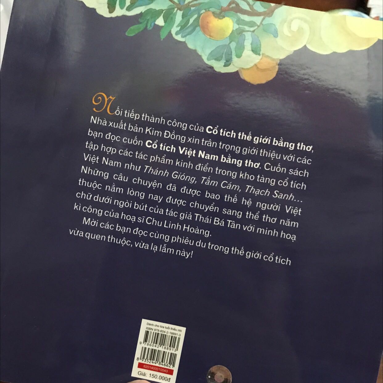 Truyện cổ tích Việt Nam bằng thơ của tác giả Thái Bá Tân viết vần điệu rất hay. Tranh minh hoạ của hoạ sỹ Chu Linh Hoàng đẹp và nhiều màu sắc tươi vui, mang nhiều nét truyền thống văn hoá, kiến trúc Việt Nam. Mình rất thích.