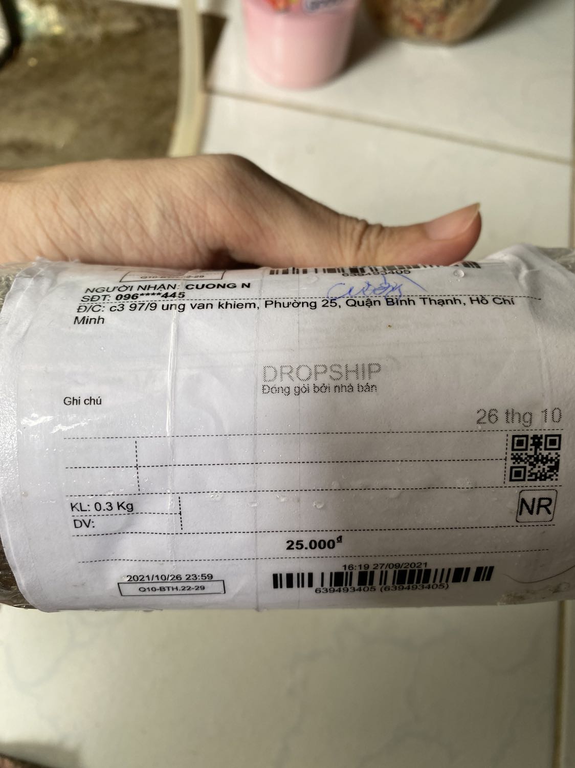 thứ tôi đặt hàng và thứ tôi nhận được hoàn toàn khác nhau