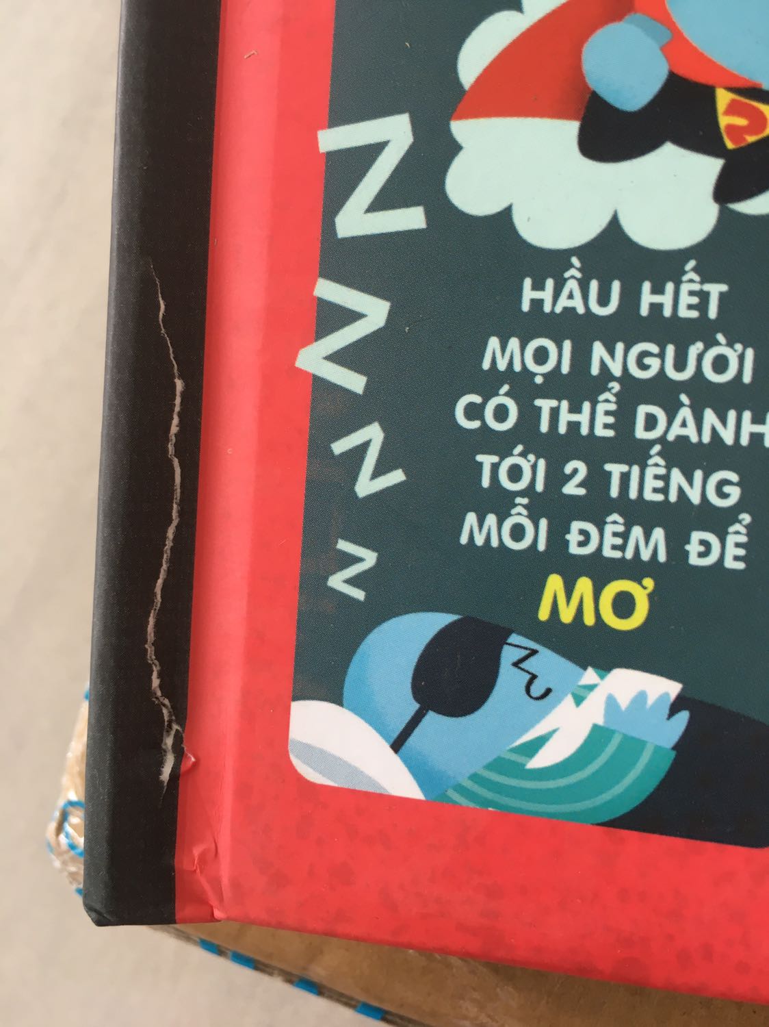 Tiki giao hàng nhanh. Sản phẩm có giá tốt. Tuy nhiên, bìa sách bị vết rách nhỏ ở gáy. Đề nghị tiki có thêm tấm chống sốc cho những quyển sách dày, như fahasa làm rất tốt.