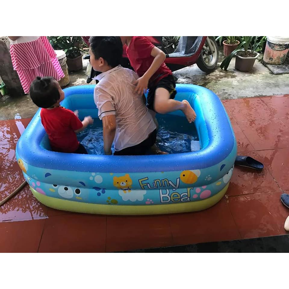 Bể bơi cho bé ổn - mùa dịch này có cái để mấy chị em vùng vẫy với nhau